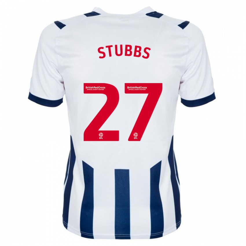 Bambino Maglia Olivia Stubbs #27 Bianco Kit Gara Home 2023/24 Maglietta