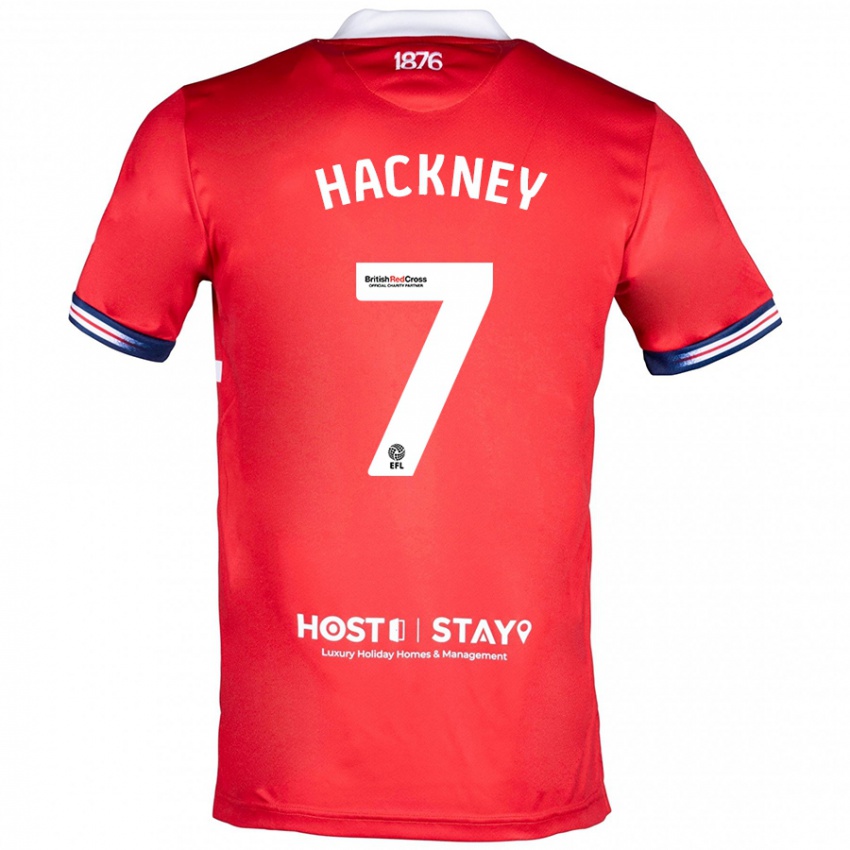 Bambino Maglia Hayden Hackney #7 Rosso Kit Gara Home 2023/24 Maglietta