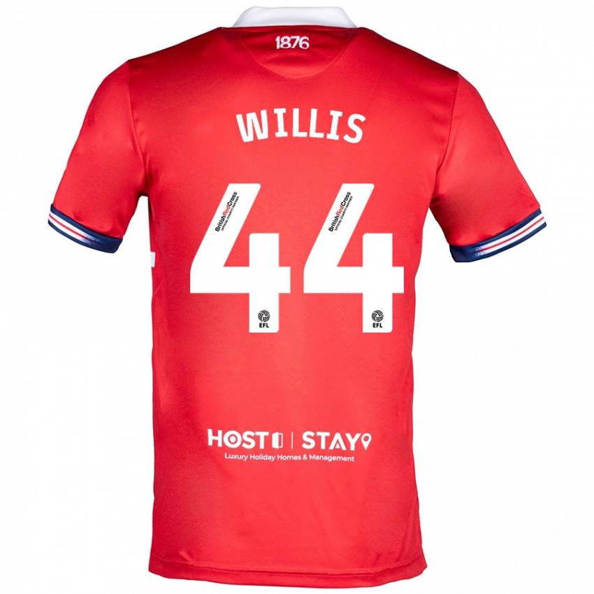 Bambino Maglia Pharrell Willis #44 Rosso Kit Gara Home 2023/24 Maglietta