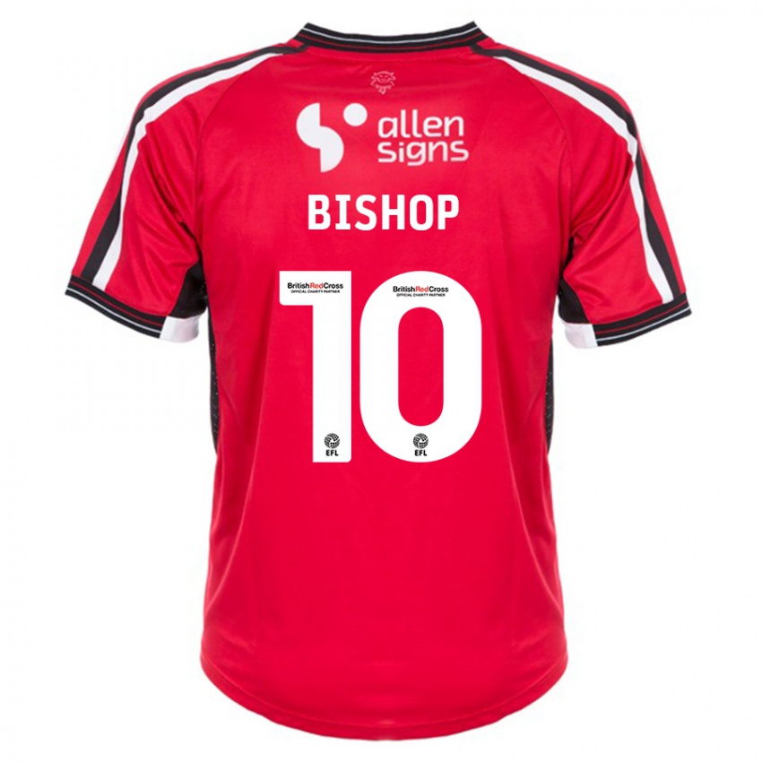 Bambino Maglia Teddy Bishop #10 Rosso Kit Gara Home 2023/24 Maglietta