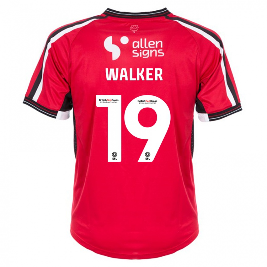 Bambino Maglia Tyler Walker #19 Rosso Kit Gara Home 2023/24 Maglietta