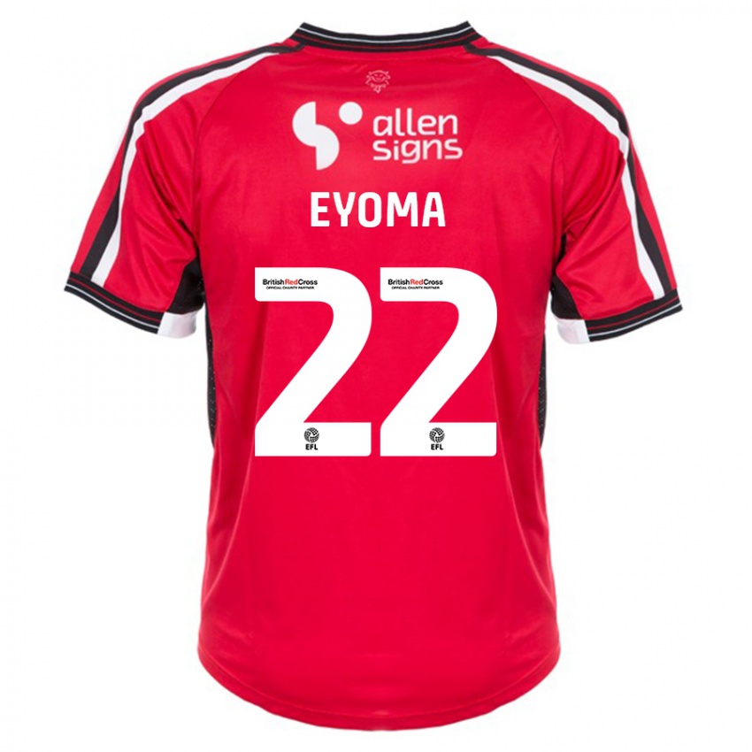 Bambino Maglia Timothy Eyoma #22 Rosso Kit Gara Home 2023/24 Maglietta