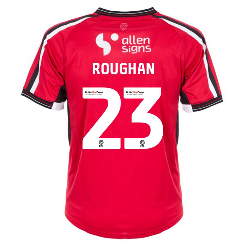 Bambino Maglia Sean Roughan #23 Rosso Kit Gara Home 2023/24 Maglietta