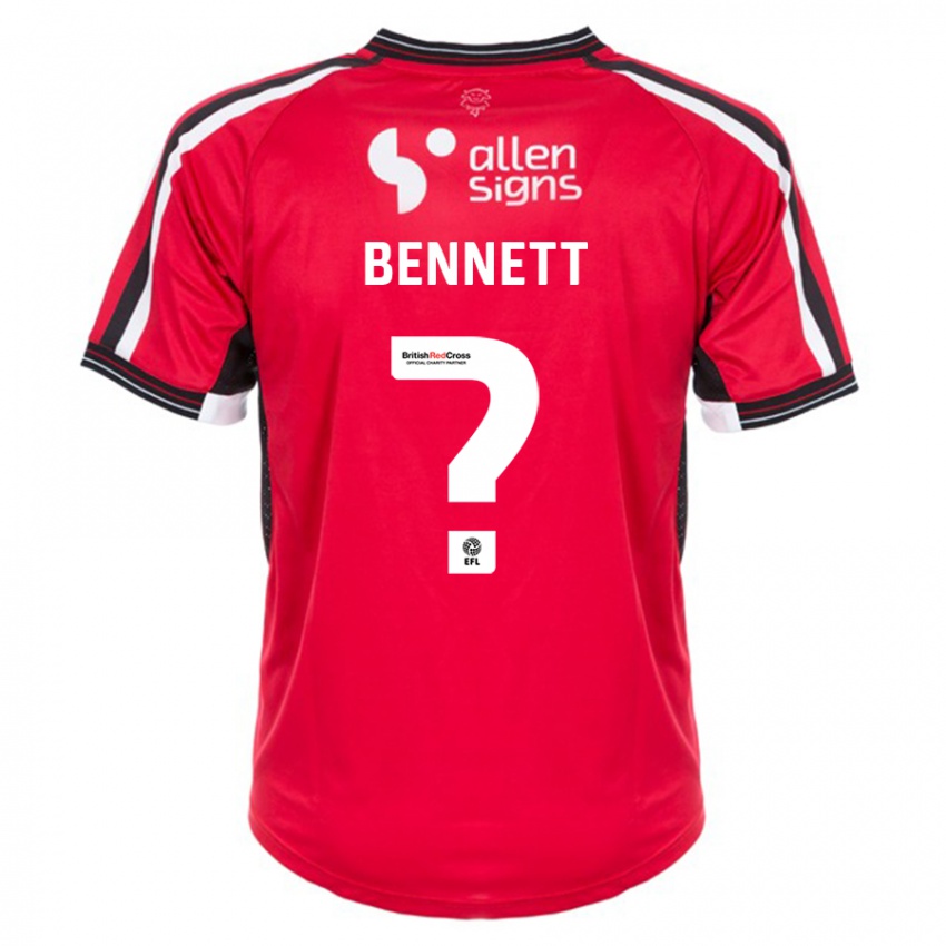 Bambino Maglia Hugo Bennett #0 Rosso Kit Gara Home 2023/24 Maglietta