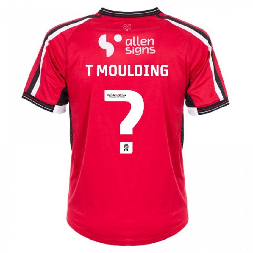 Bambino Maglia Ella Thompson-Moulding #0 Rosso Kit Gara Home 2023/24 Maglietta