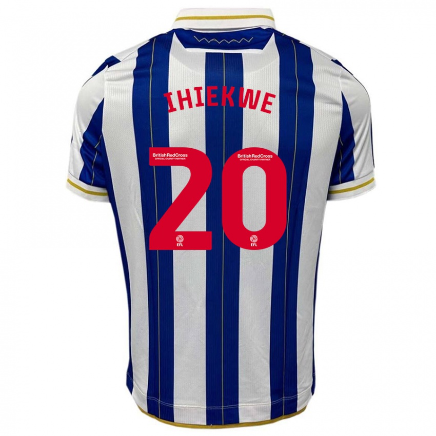 Bambino Maglia Michael Ihiekwe #20 Blu Bianco Kit Gara Home 2023/24 Maglietta