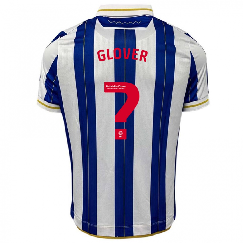 Bambino Maglia Jay Glover #0 Blu Bianco Kit Gara Home 2023/24 Maglietta