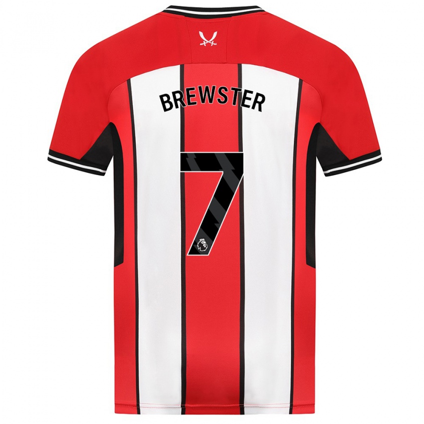 Bambino Maglia Rhian Brewster #7 Rosso Kit Gara Home 2023/24 Maglietta