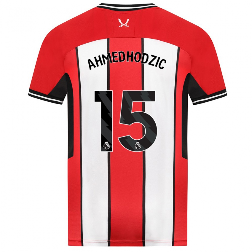 Bambino Maglia Anel Ahmedhodzic #15 Rosso Kit Gara Home 2023/24 Maglietta