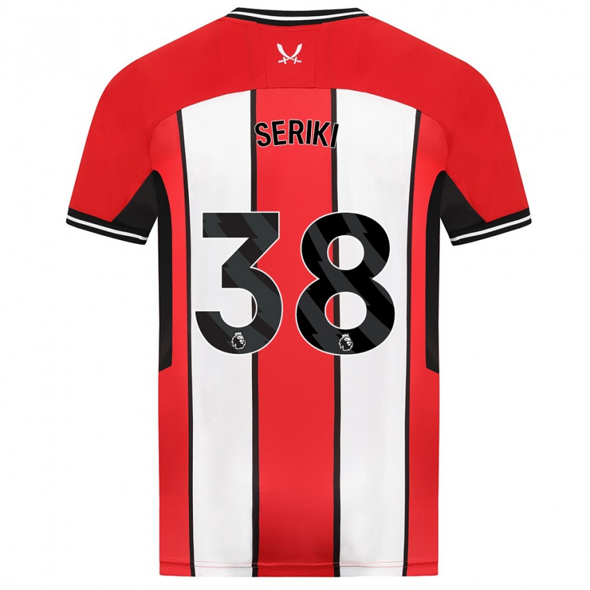 Bambino Maglia Femi Seriki #38 Rosso Kit Gara Home 2023/24 Maglietta