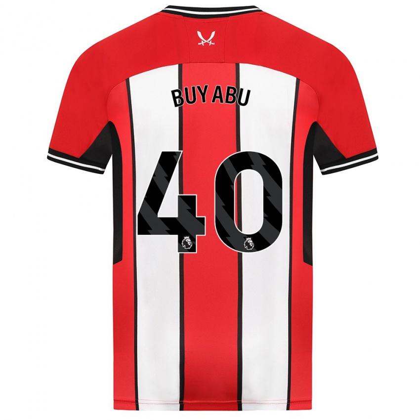 Bambino Maglia Jili Buyabu #40 Rosso Kit Gara Home 2023/24 Maglietta