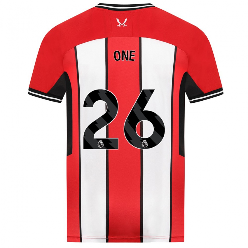 Bambino Maglia Ryan Oné #26 Rosso Kit Gara Home 2023/24 Maglietta