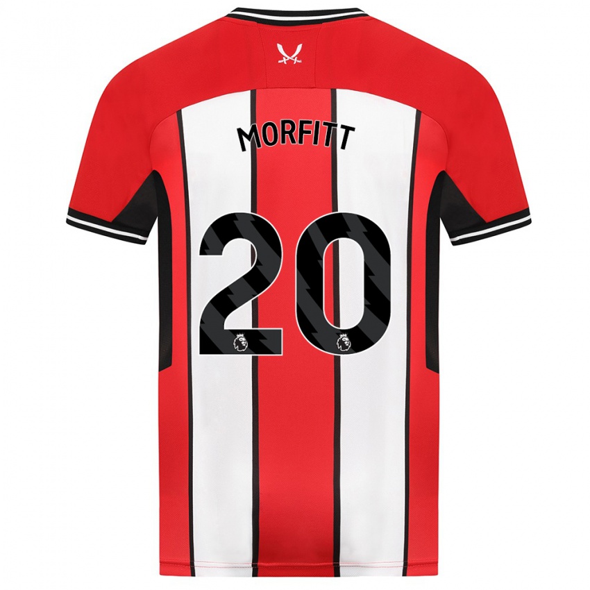 Bambino Maglia Izzy Morfitt #20 Rosso Kit Gara Home 2023/24 Maglietta