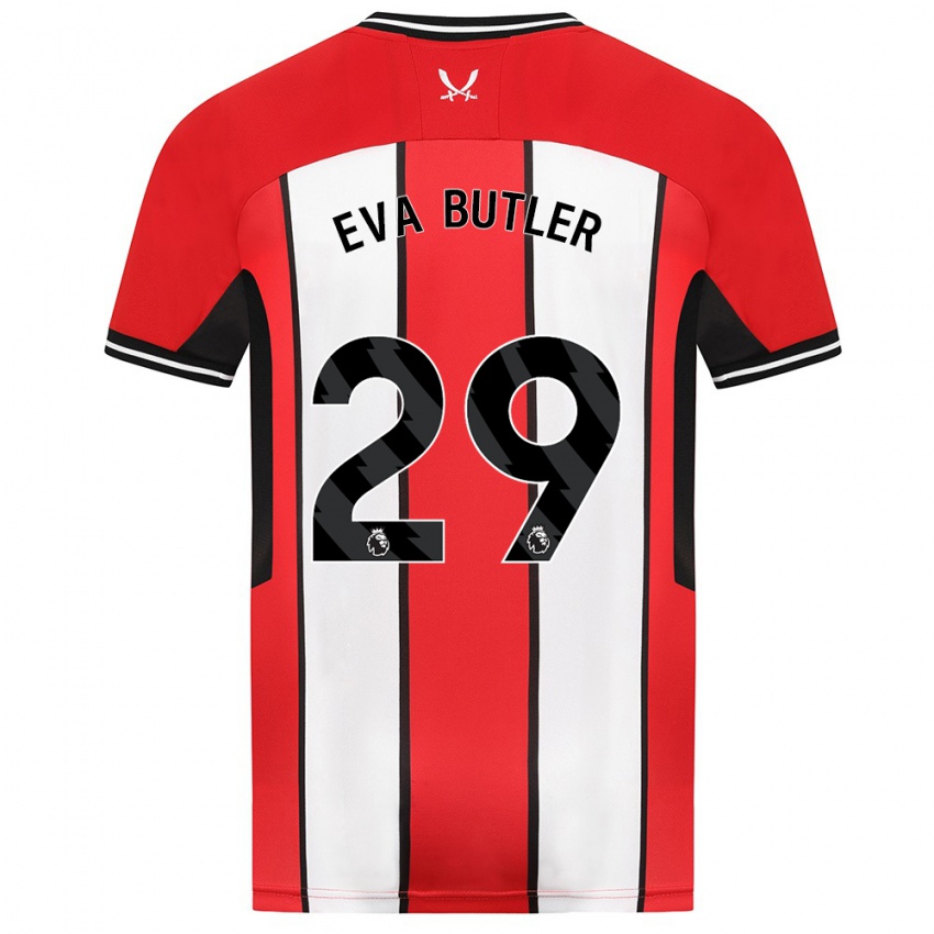 Bambino Maglia Eva Butler #29 Rosso Kit Gara Home 2023/24 Maglietta