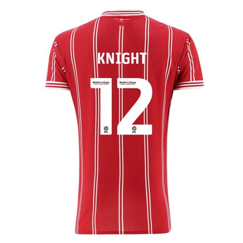 Bambino Maglia Jason Knight #12 Rosso Kit Gara Home 2023/24 Maglietta