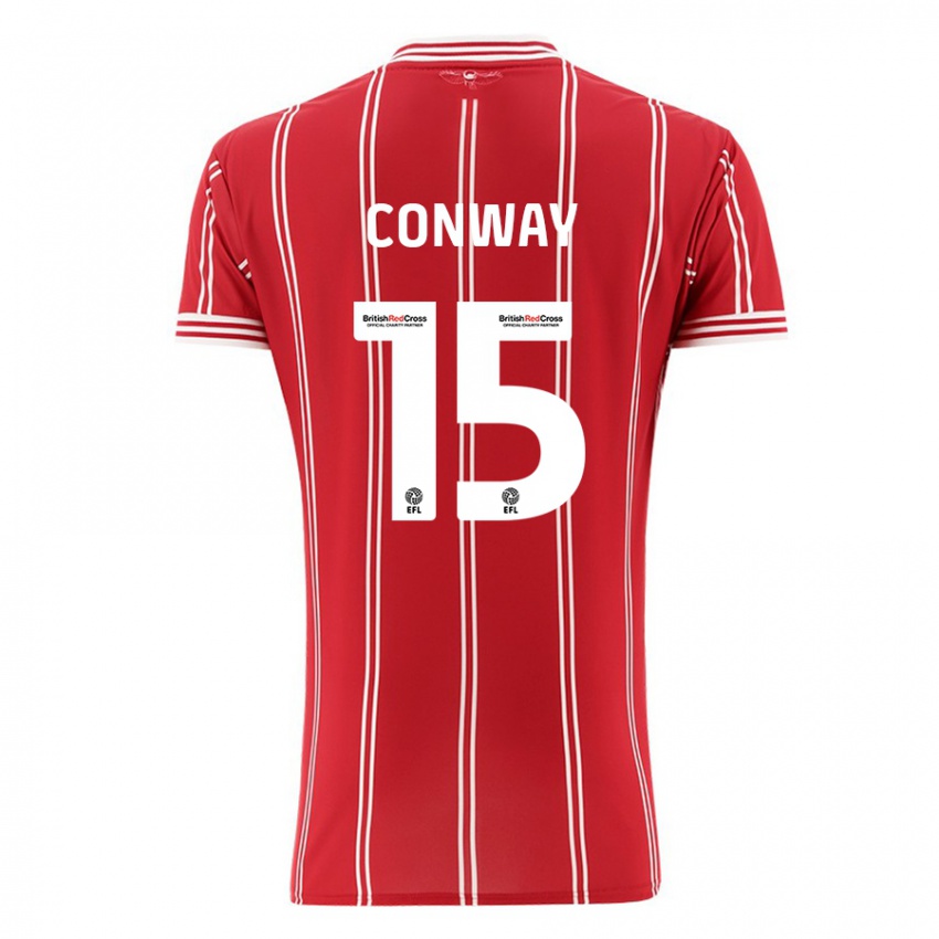 Bambino Maglia Tommy Conway #15 Rosso Kit Gara Home 2023/24 Maglietta