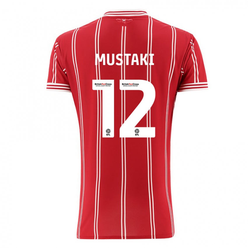 Bambino Maglia Chloe Mustaki #12 Rosso Kit Gara Home 2023/24 Maglietta