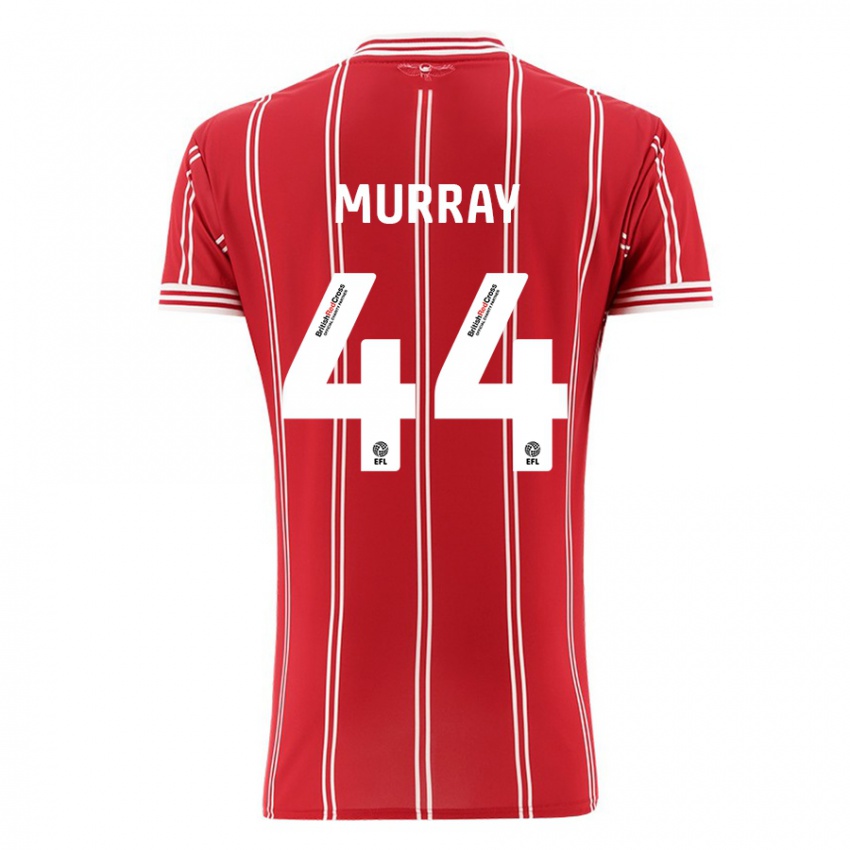 Bambino Maglia Satara Murray #44 Rosso Kit Gara Home 2023/24 Maglietta