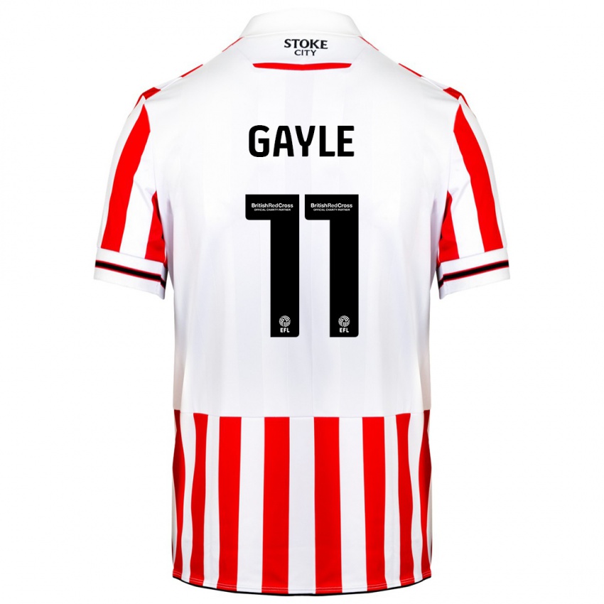 Bambino Maglia Dwight Gayle #11 Rosso Bianco Kit Gara Home 2023/24 Maglietta