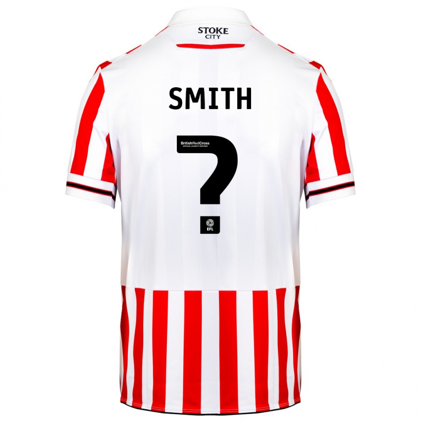 Bambino Maglia William Smith #0 Rosso Bianco Kit Gara Home 2023/24 Maglietta