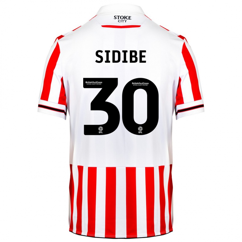 Bambino Maglia Souleymane Sidibe #30 Rosso Bianco Kit Gara Home 2023/24 Maglietta