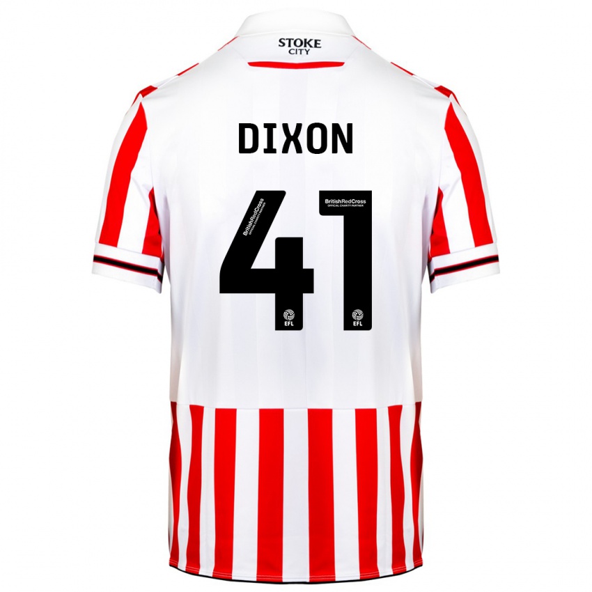 Bambino Maglia Jaden Dixon #41 Rosso Bianco Kit Gara Home 2023/24 Maglietta