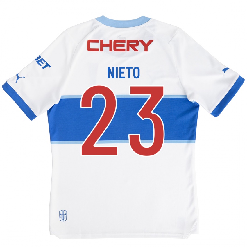 Bambino Maglia Byron Nieto #23 Bianco Kit Gara Home 2023/24 Maglietta