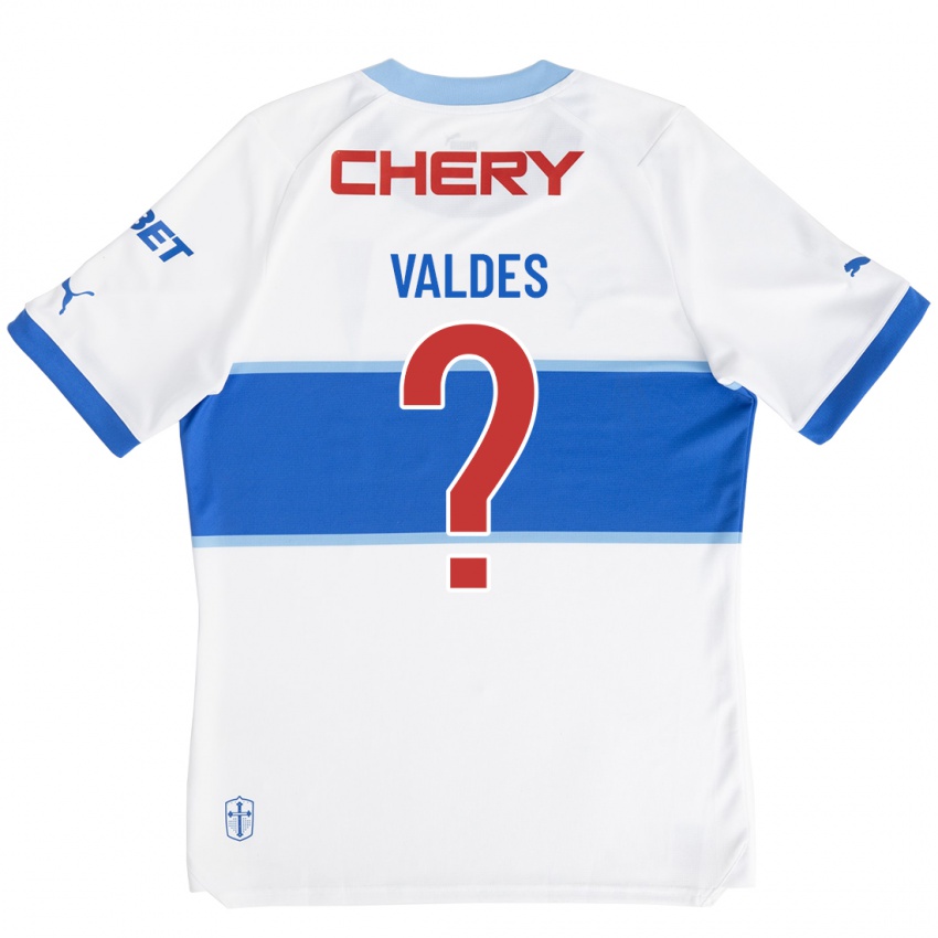 Bambino Maglia Francisco Valdés #0 Bianco Kit Gara Home 2023/24 Maglietta