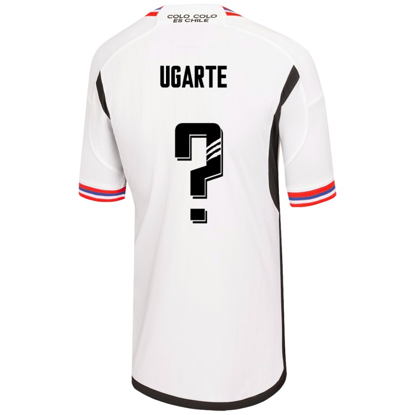 Bambino Maglia Pablo Ugarte #0 Bianco Kit Gara Home 2023/24 Maglietta