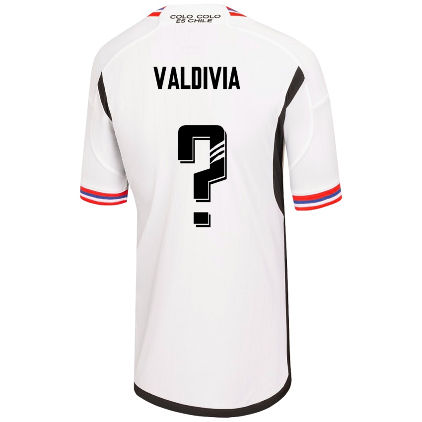 Bambino Maglia Felipe Valdivia #0 Bianco Kit Gara Home 2023/24 Maglietta