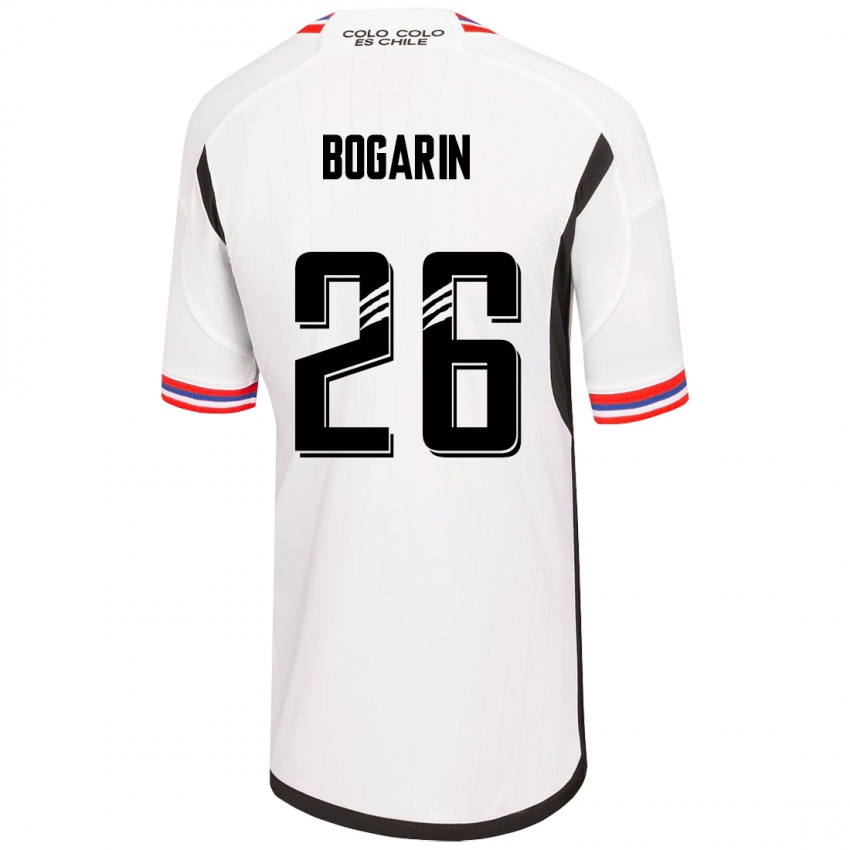 Bambino Maglia Dahiana Bogarín #26 Bianco Kit Gara Home 2023/24 Maglietta