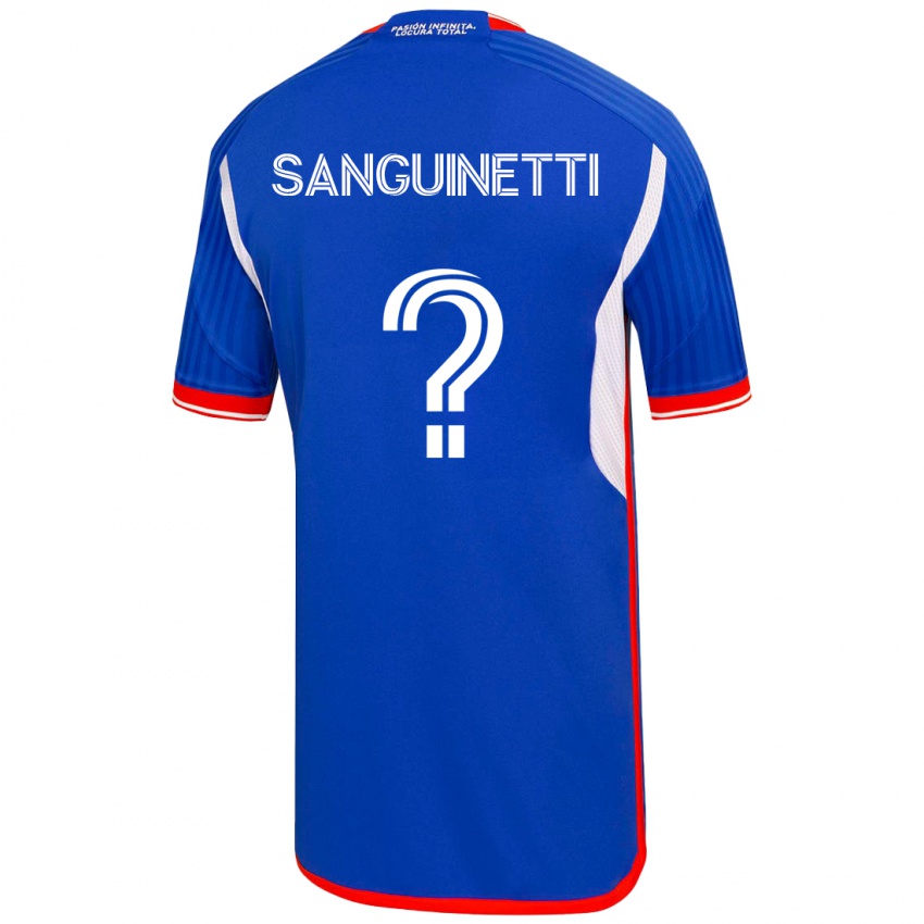 Bambino Maglia Fernando Osorio Sanguinetti #0 Blu Kit Gara Home 2023/24 Maglietta