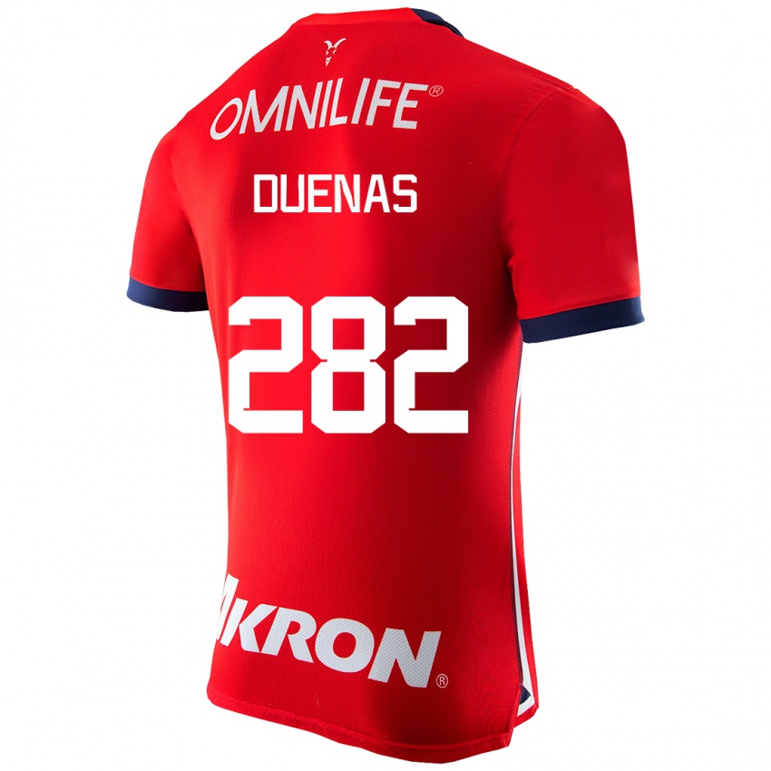 Bambino Maglia Omar Dueñas #282 Rosso Kit Gara Home 2023/24 Maglietta