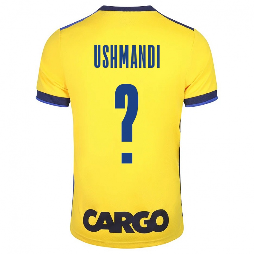 Bambino Maglia Anar Ushmandi #0 Giallo Kit Gara Home 2023/24 Maglietta