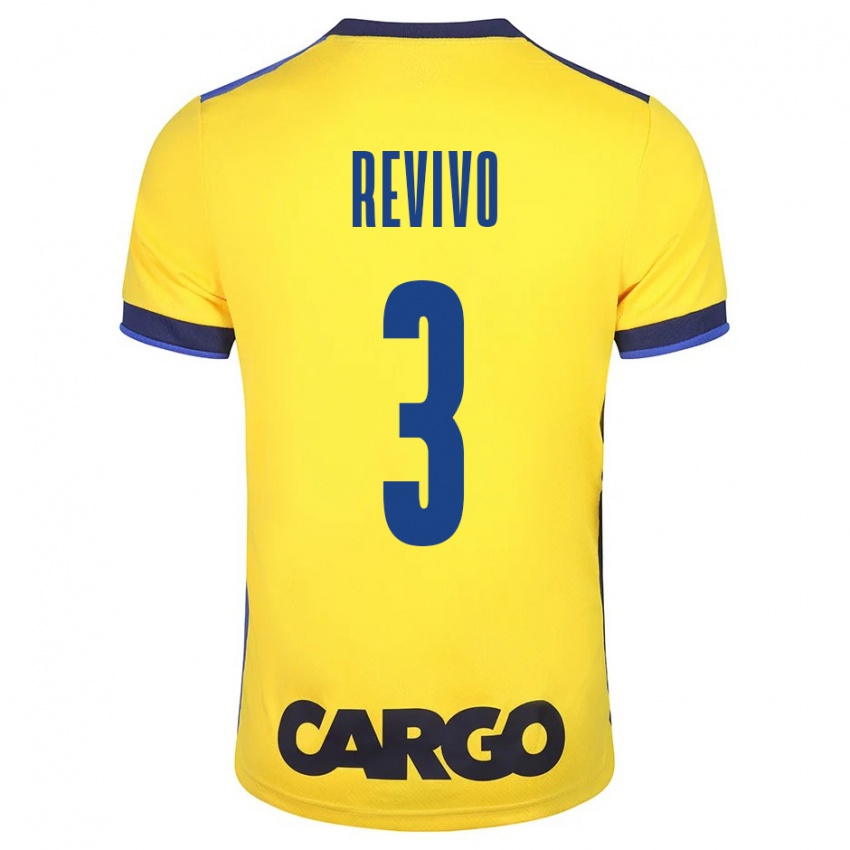 Bambino Maglia Roy Revivo #3 Giallo Kit Gara Home 2023/24 Maglietta