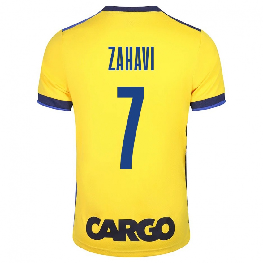 Bambino Maglia Eran Zahavi #7 Giallo Kit Gara Home 2023/24 Maglietta