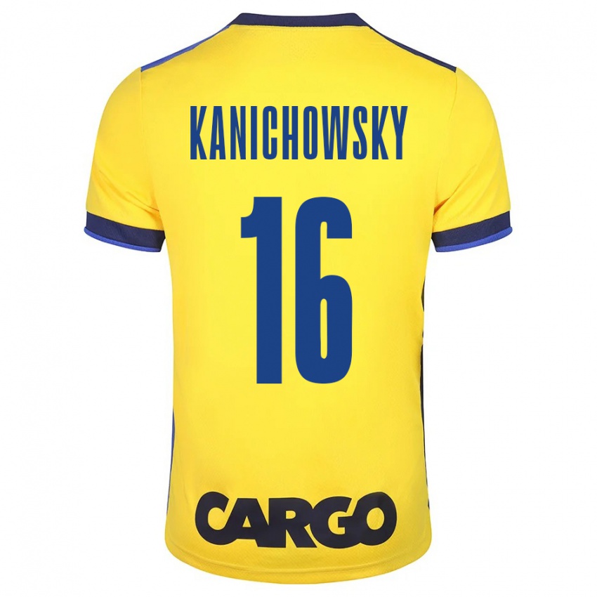 Bambino Maglia Gabi Kanichowsky #16 Giallo Kit Gara Home 2023/24 Maglietta