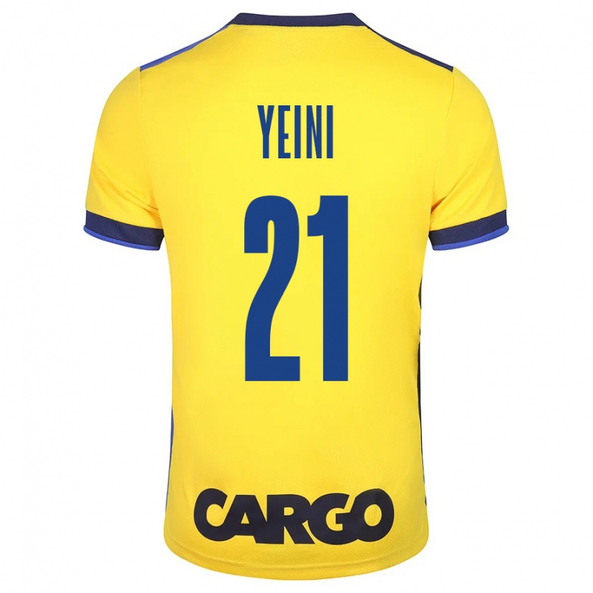 Bambino Maglia Sheran Yeini #21 Giallo Kit Gara Home 2023/24 Maglietta