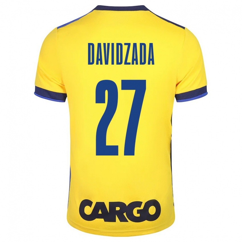 Bambino Maglia Ofir Davidzada #27 Giallo Kit Gara Home 2023/24 Maglietta