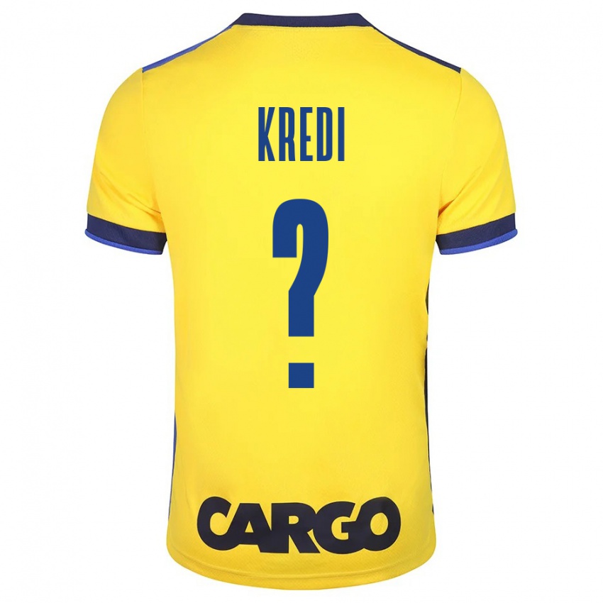 Bambino Maglia Amit Kredi #0 Giallo Kit Gara Home 2023/24 Maglietta