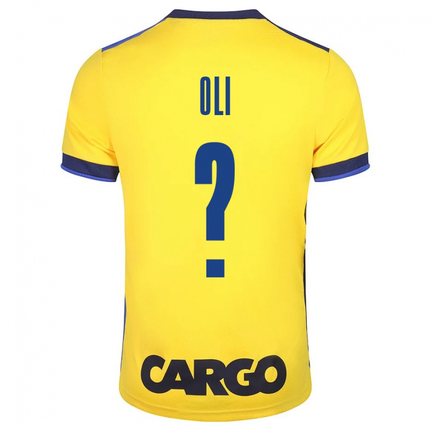 Bambino Maglia Ido Oli #0 Giallo Kit Gara Home 2023/24 Maglietta