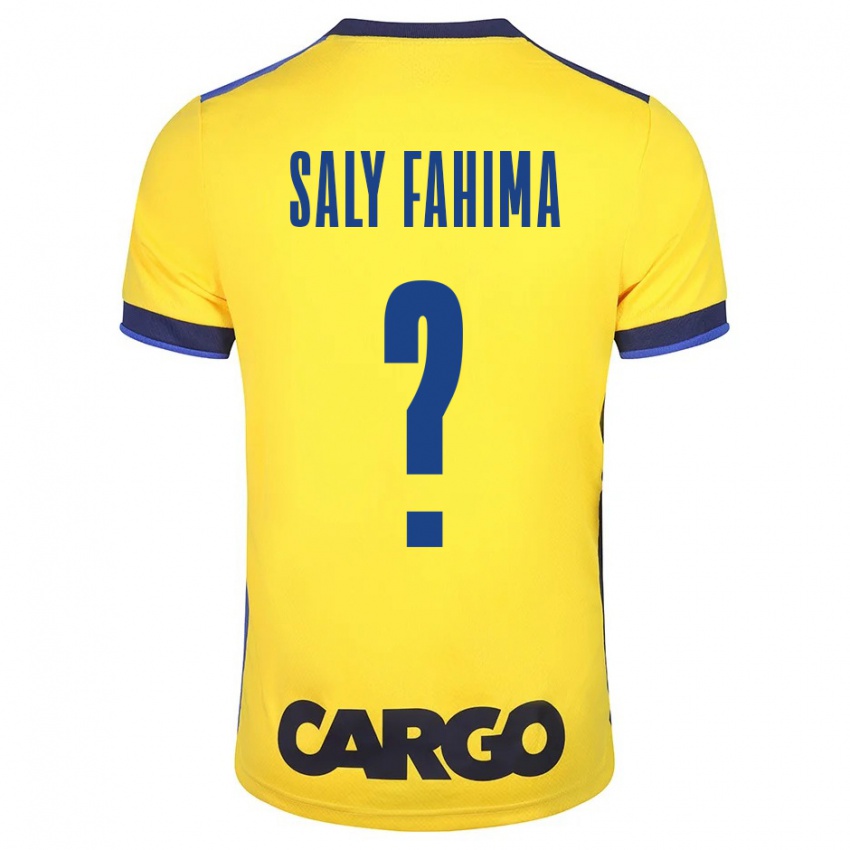 Bambino Maglia Israel Saly Fahima #0 Giallo Kit Gara Home 2023/24 Maglietta