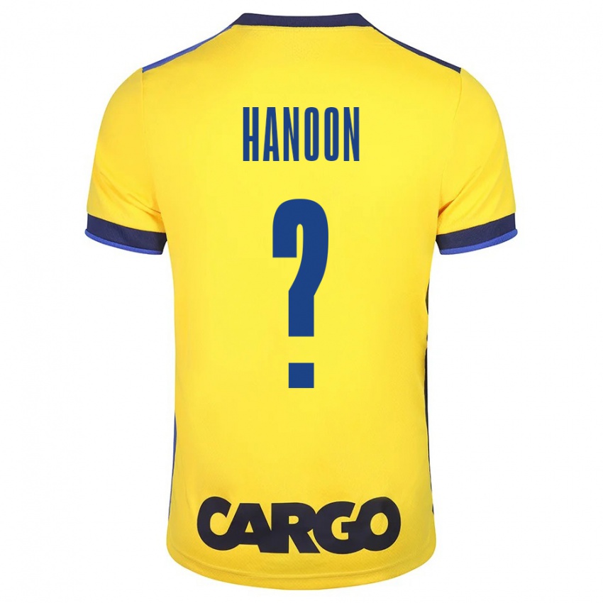 Bambino Maglia Agam Hanoon #0 Giallo Kit Gara Home 2023/24 Maglietta