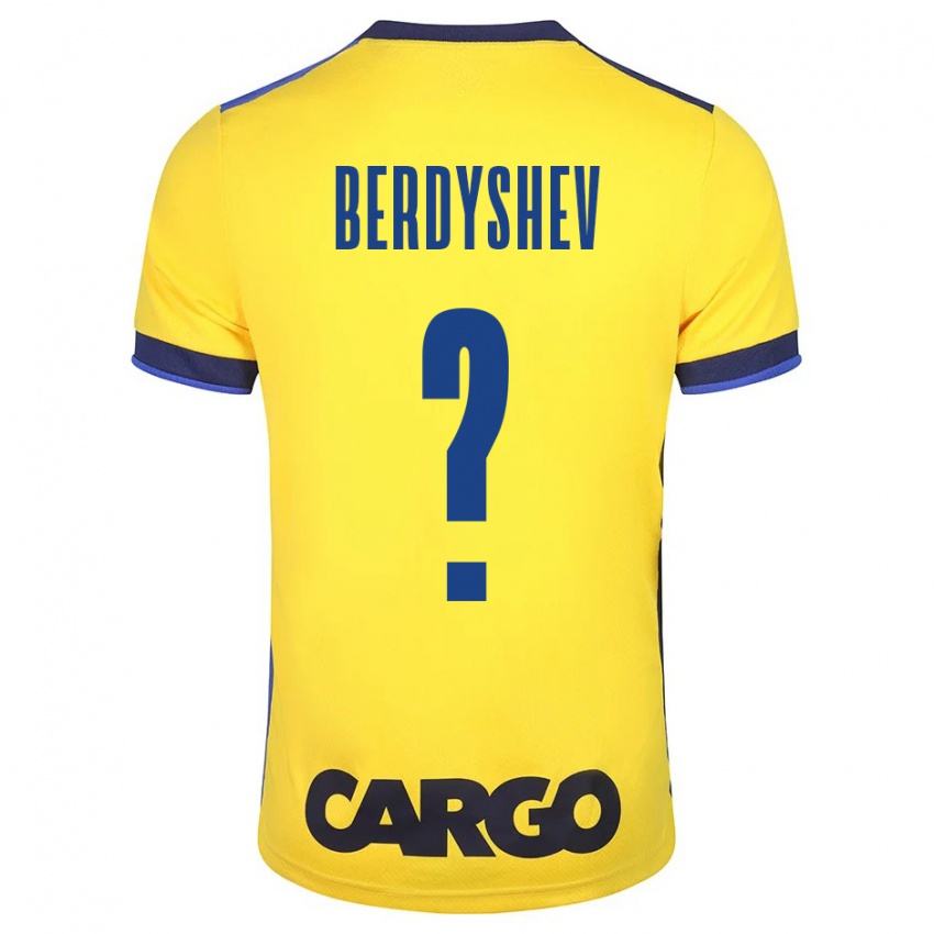 Bambino Maglia Tikhon Berdyshev #0 Giallo Kit Gara Home 2023/24 Maglietta