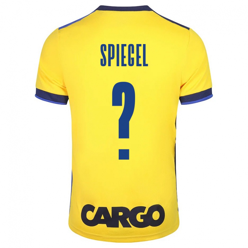 Bambino Maglia Liran Spiegel #0 Giallo Kit Gara Home 2023/24 Maglietta