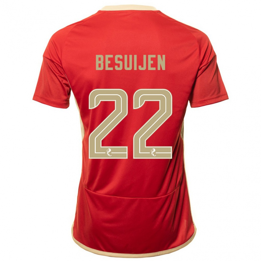 Bambino Maglia Vicente Besuijen #22 Rosso Kit Gara Home 2023/24 Maglietta