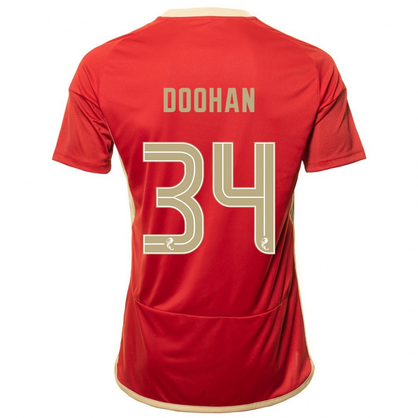 Bambino Maglia Ross Doohan #34 Rosso Kit Gara Home 2023/24 Maglietta