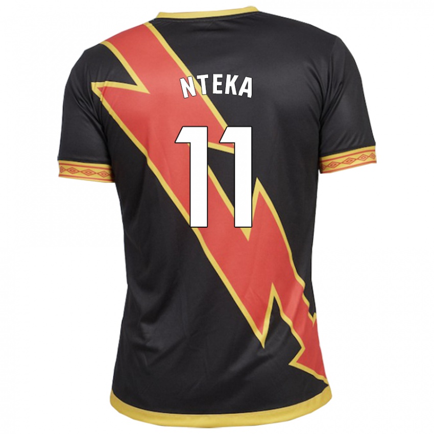 Bambino Maglia Randy Nteka #11 Nero Kit Gara Away 2023/24 Maglietta