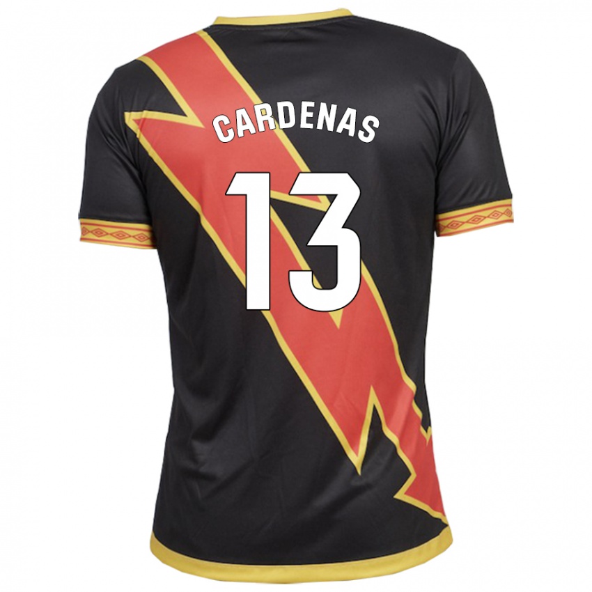 Bambino Maglia Dani Cárdenas #13 Nero Kit Gara Away 2023/24 Maglietta