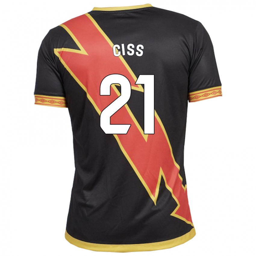 Bambino Maglia Pathé Ciss #21 Nero Kit Gara Away 2023/24 Maglietta